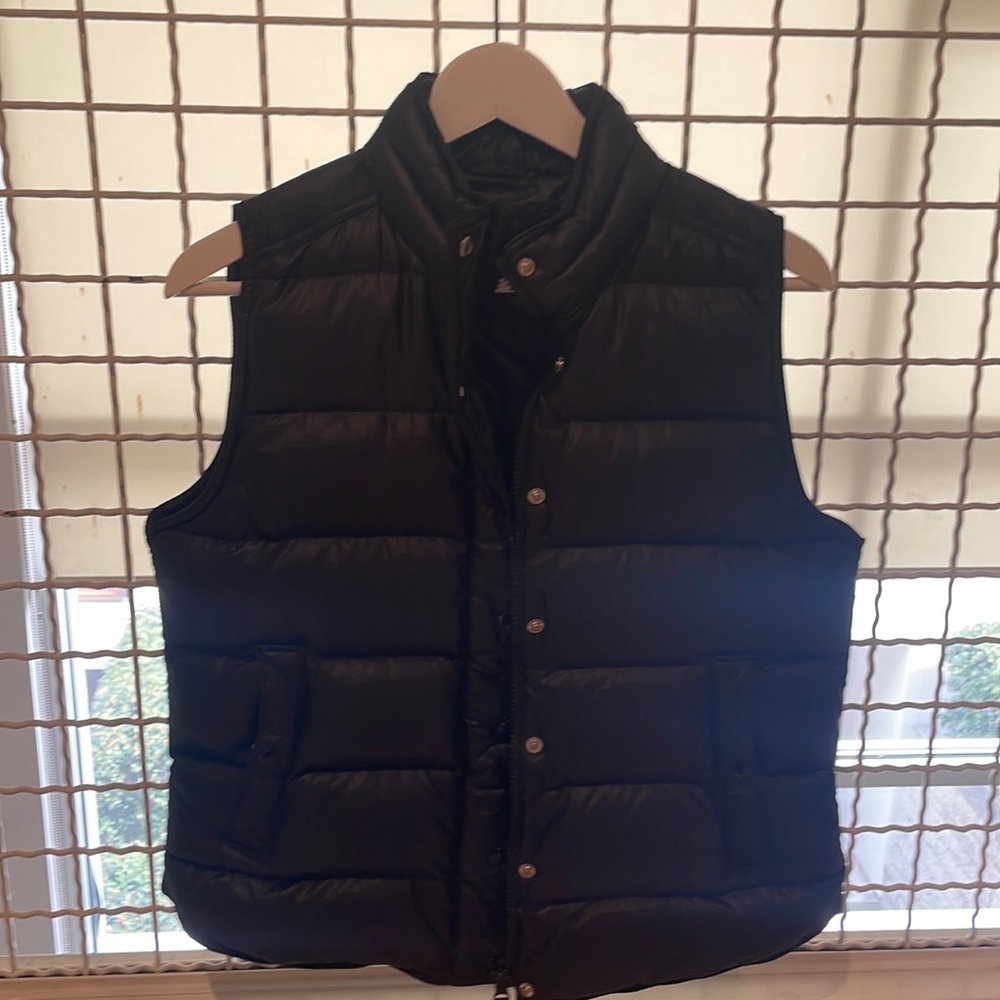 JCrew puffer jacket Medium Black